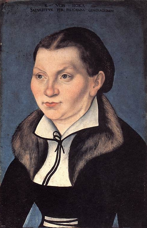 Martin Luther And Wife Katharina von Bora by Lucas Cranach (Elder), 1529